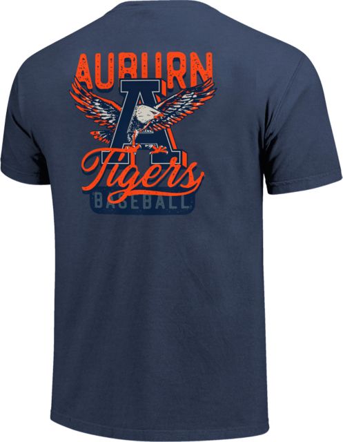 Auburn Tigers War Eagle A Baseball Short Sleeve T-Shirt