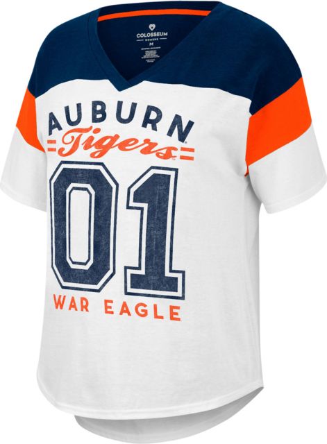 Auburn Tigers Miranda Oversize V-Neck T-Shirt