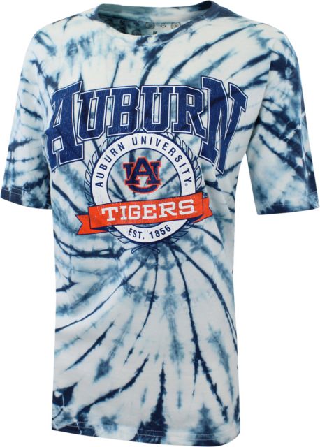 Auburn Tigers Gibraltar Tie Dye Short Sleeve Crew Neck T-Shirt