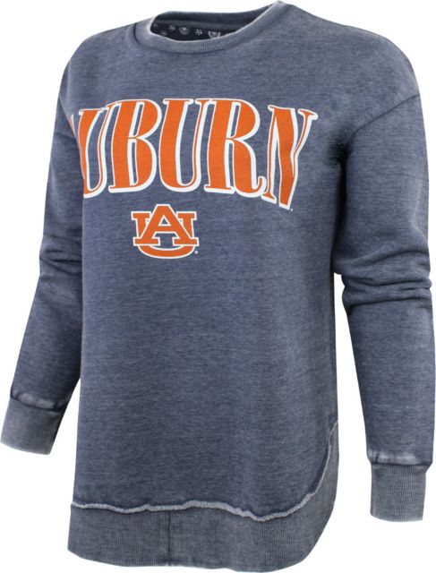 Auburn Tigers Primetime Arch Vintage Poncho Fleece Crew