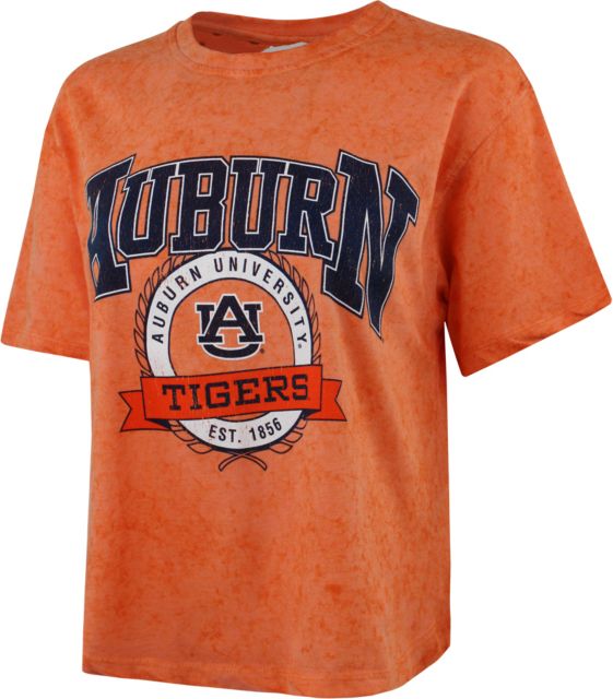 Auburn Tigers Sun Washed Waist Length Short Sleeve T-Shirt