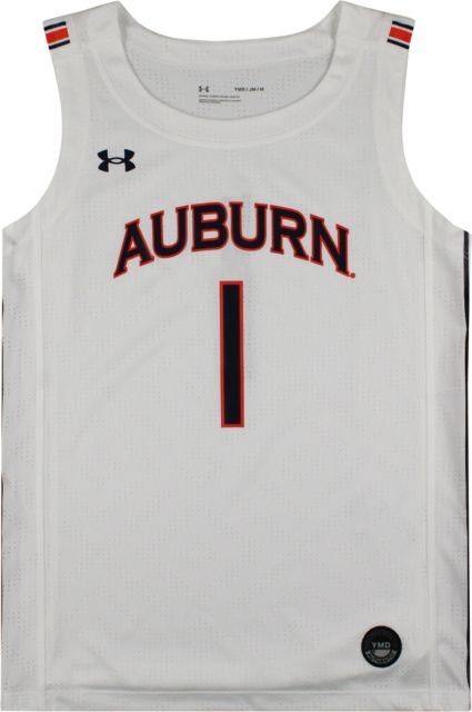 Auburn University Bookstore - Auburn #1 Youth Under Armour Basketball Jersey
