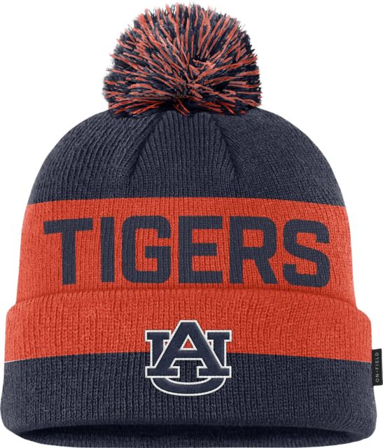 Auburn Tigers Cuffed Pom Beanie