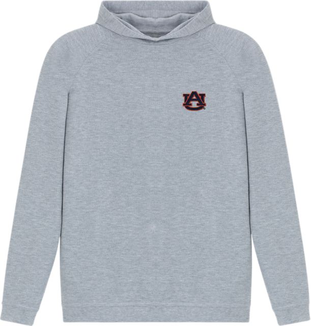 Auburn Tigers Waffle Hooded Long Sleeve T-Shirt