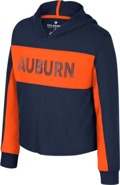 Auburn Tigers Youth Girls Long Sleeve Hood