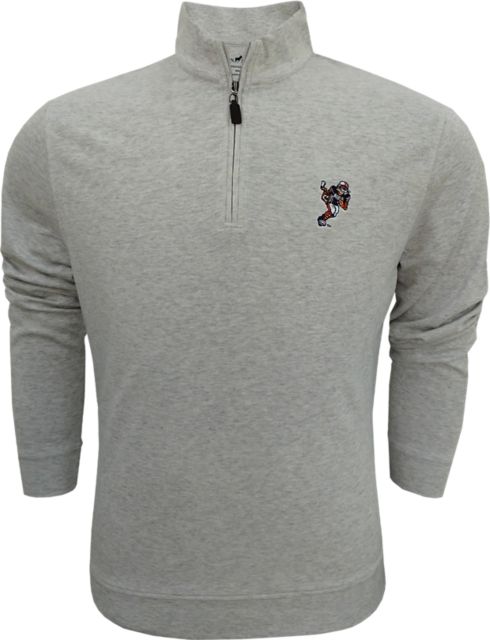 Auburn Tigers Aubie Football Tonal 1/4 Zip