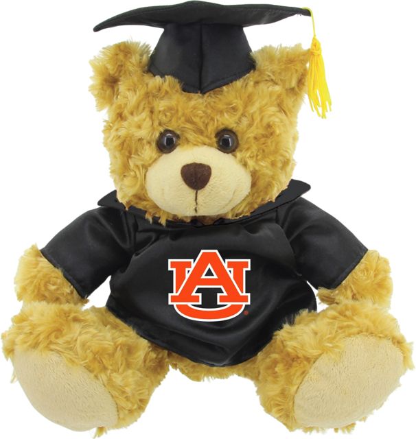 Auburn Tigers 12'' Graduation Plush Bear - ONLINE ONLY