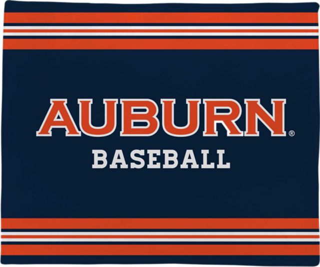 Auburn Tigers Baseball 50x60 Throw Blanket