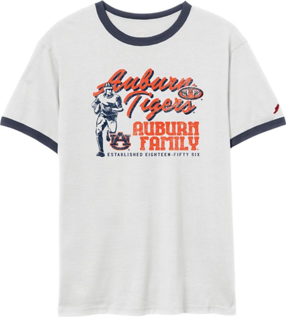 Auburn Tigers Victory Falls Ringer Short Sleeve T-Shirt