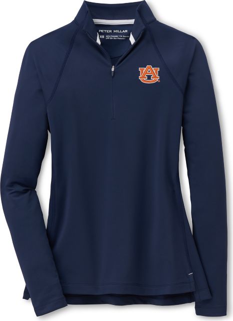 Auburn Tigers Women's Raglan Sleeve Perth 1/4 Zip