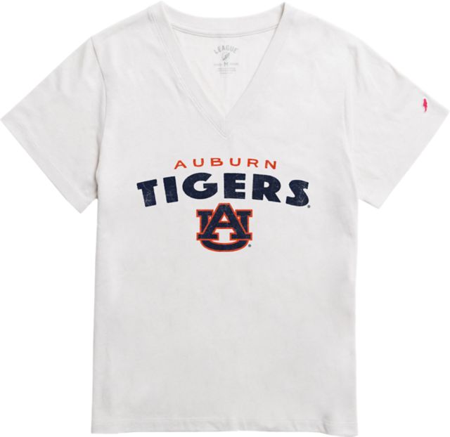 Auburn Tigers Women's V-Neck Short Sleeve T-Shirt