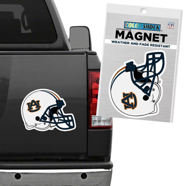 Auburn Tigers Football Helmet 12x12 Magnet