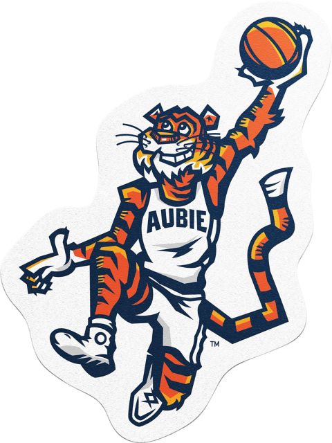 Auburn Tigers Basketball Aubie Mini Sticker