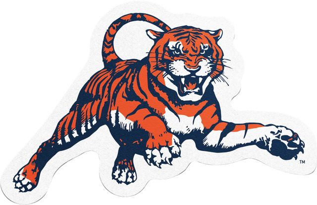 Auburn Tigers Leaping Tigers Mini Sticker