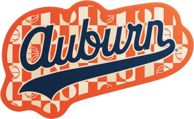 Auburn Tigers Basketball Mini Sticker