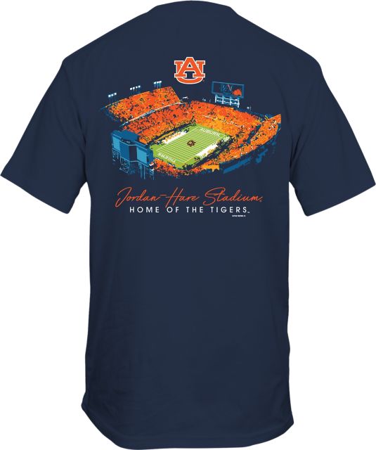 Auburn Tigers Glowing Stadium Short Sleeve T-Shirt