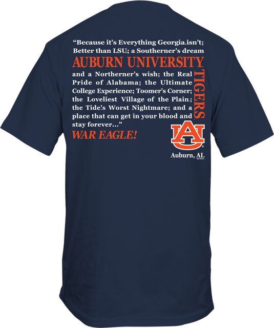 Auburn Tigers Short Sleeve T-Shirt
