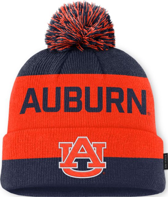Auburn Tigers Peak Gameday Cuff Pom Beanie