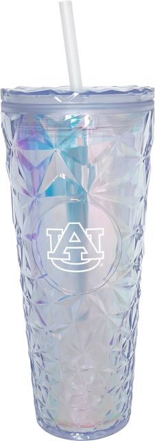 Auburn Tigers 25 oz. Diamond Double Wall Plastic Tumbler