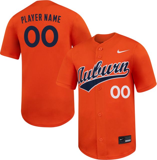 Auburn Tigers Baseball Nike Player Name Youth Replica Jersey