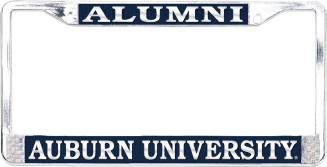 Auburn Tigers Alumni Polished License Plate Frame
