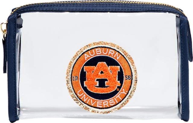 Auburn Tigers Sapphire Travel Pouch with Auburn University Patch