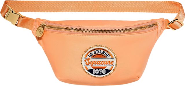 Peach Fanny Pack with Auburn University Patch