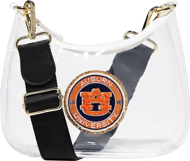 Auburn Tigers Clear Crossbody with Auburn University Patch