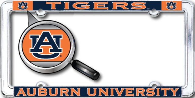 Auburn Tigers Thin Dome License Plate Frame