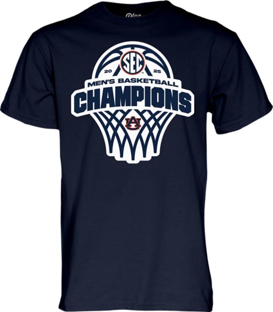 Auburn Tigers Men's Basketball 2025 SEC Champions Short Sleeve T-Shirt