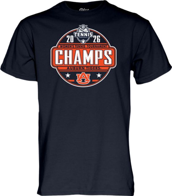 Auburn Tigers Women's Tennis 2026 SEC Champions Locker Room Short Sleeve T-Shirt