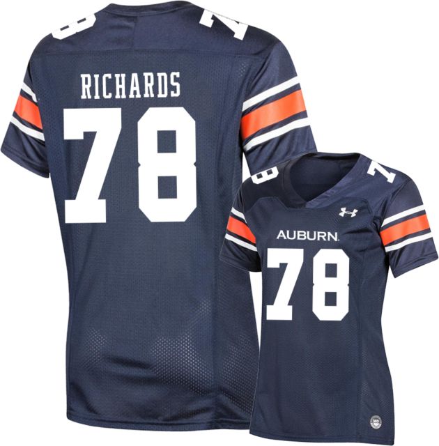 Auburn Football Women's Replica Jersey #78 E RICHARDS