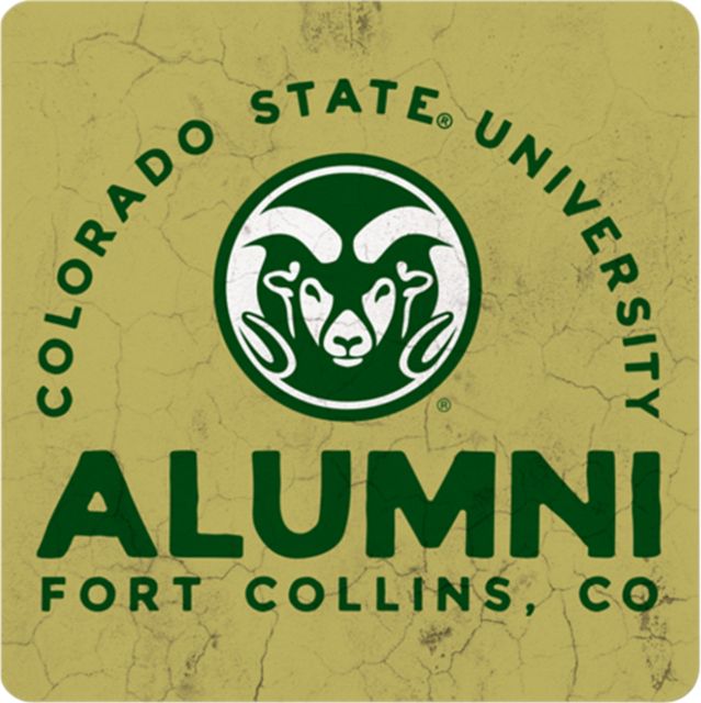 Colorado State Rams 4x4 Coaster