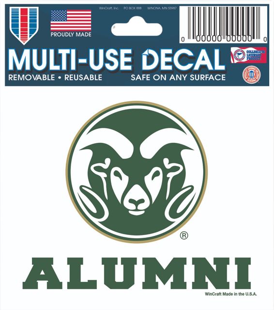 Colorado State Rams Alumni Multi-Use Decal