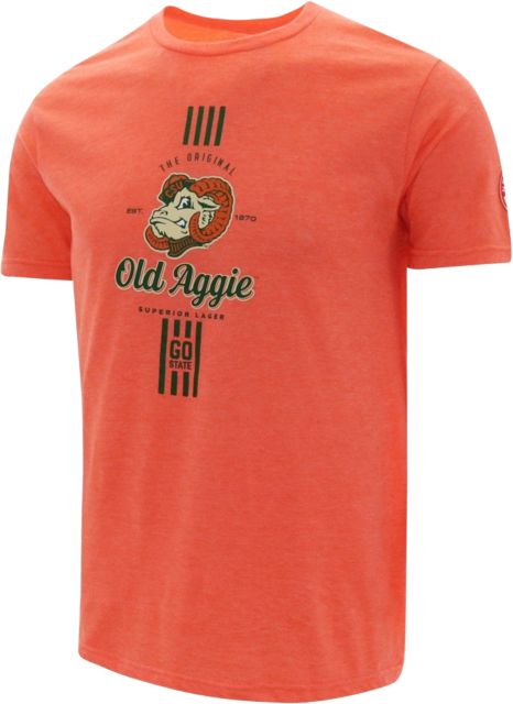 CSU Rams Orange Aggie Football Helmet L/S T-Shirt (3XL)