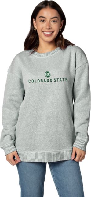 Colorado State Rams Women's Warmup Crewneck Sweatshirt