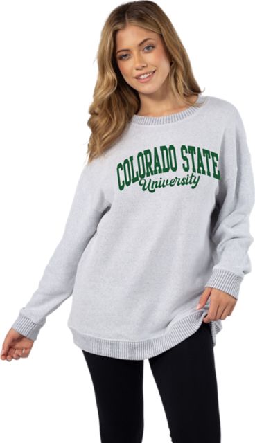Colorado State Rams Women's Warmup Crewneck Sweatshirt