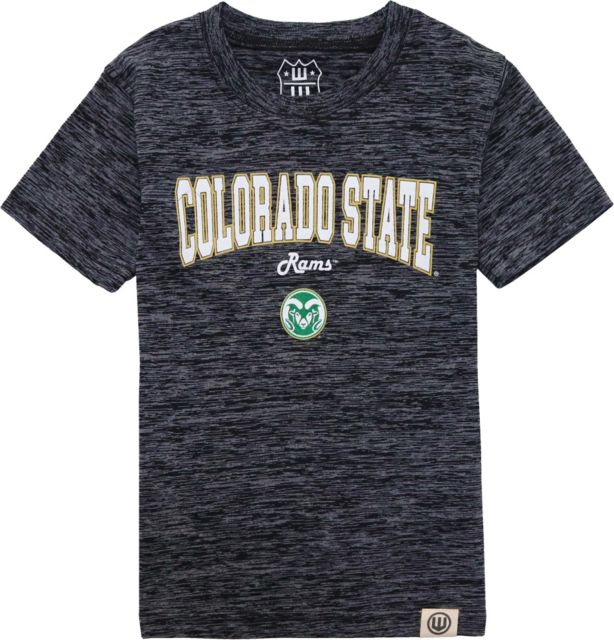 Colorado State Rams Cloudy Yarn Short Sleeve T-Shirt