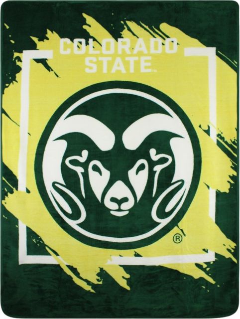 Colorado State Rams Micro Raschel Throw 46 x 60