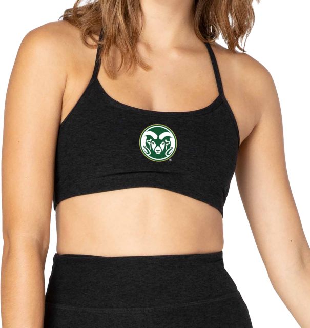 Colorado State Beyond Yoga Spacedye Slim Racerback Bra