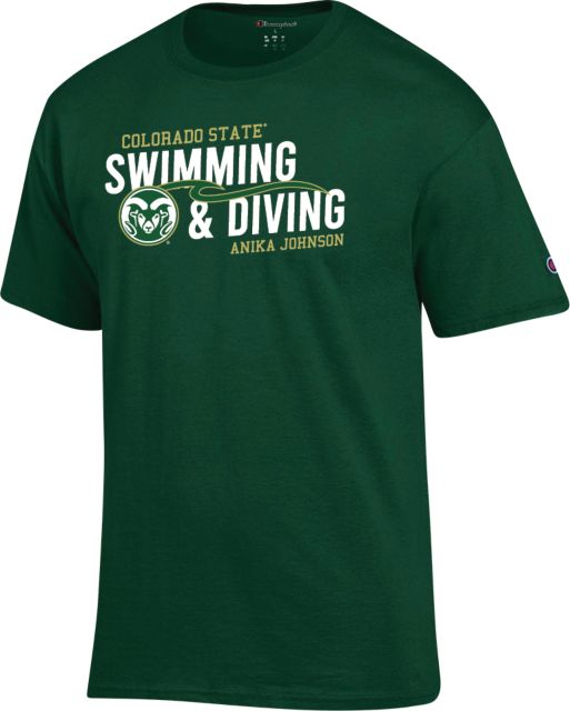 Colorado State Women's Swimming & Diving T-Shirt Anika Johnson