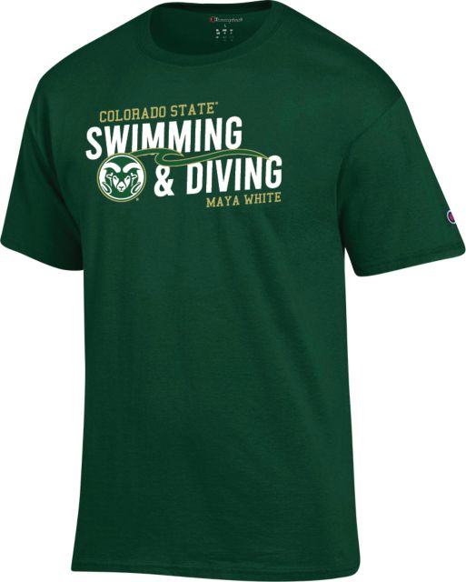 Colorado State Women's Swimming & Diving T-Shirt Maya White
