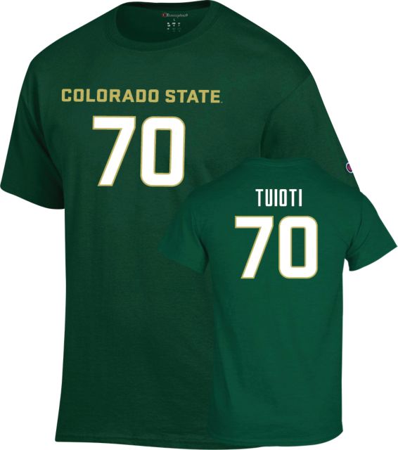 Colorado State Football T-Shirt Teivis Tuioti - 70