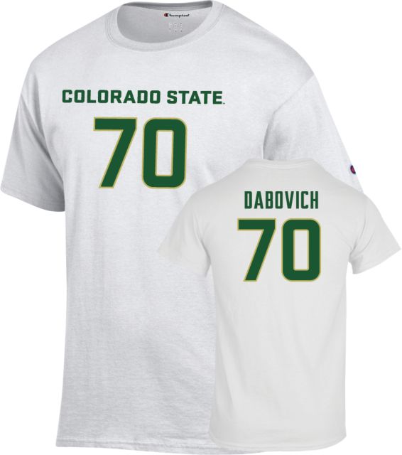 Colorado State Football T-Shirt Vladimr Dabovich - 70