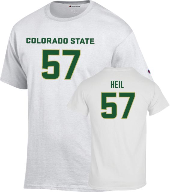 Colorado State Football T-Shirt Trevyn Heil - 57
