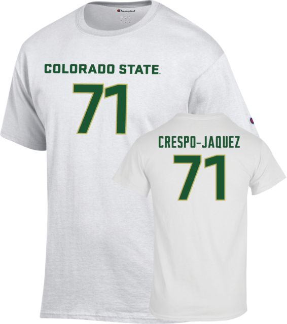Colorado State Football T-Shirt Brian Crespo-Jaquez - 71