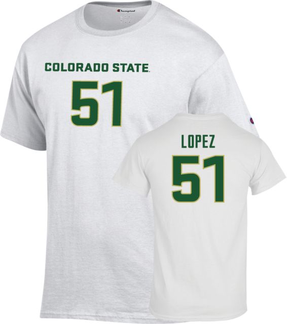Colorado State Football T-Shirt Niko Lopez - 51