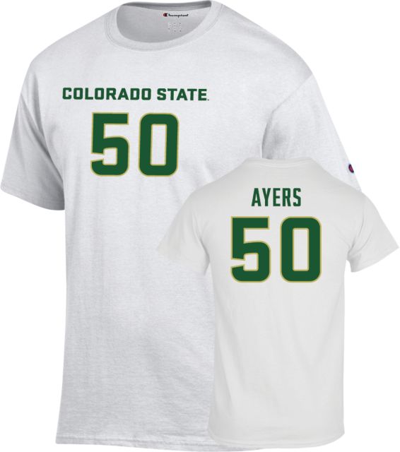 Colorado State Football T-Shirt Josh Ayers - 50