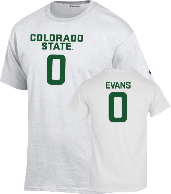 Colorado State Men's Basketball T-Shirt Kyan Evans - 0