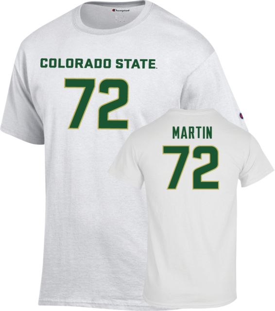 Colorado State Rams Football T-Shirt Christian Martin - 72